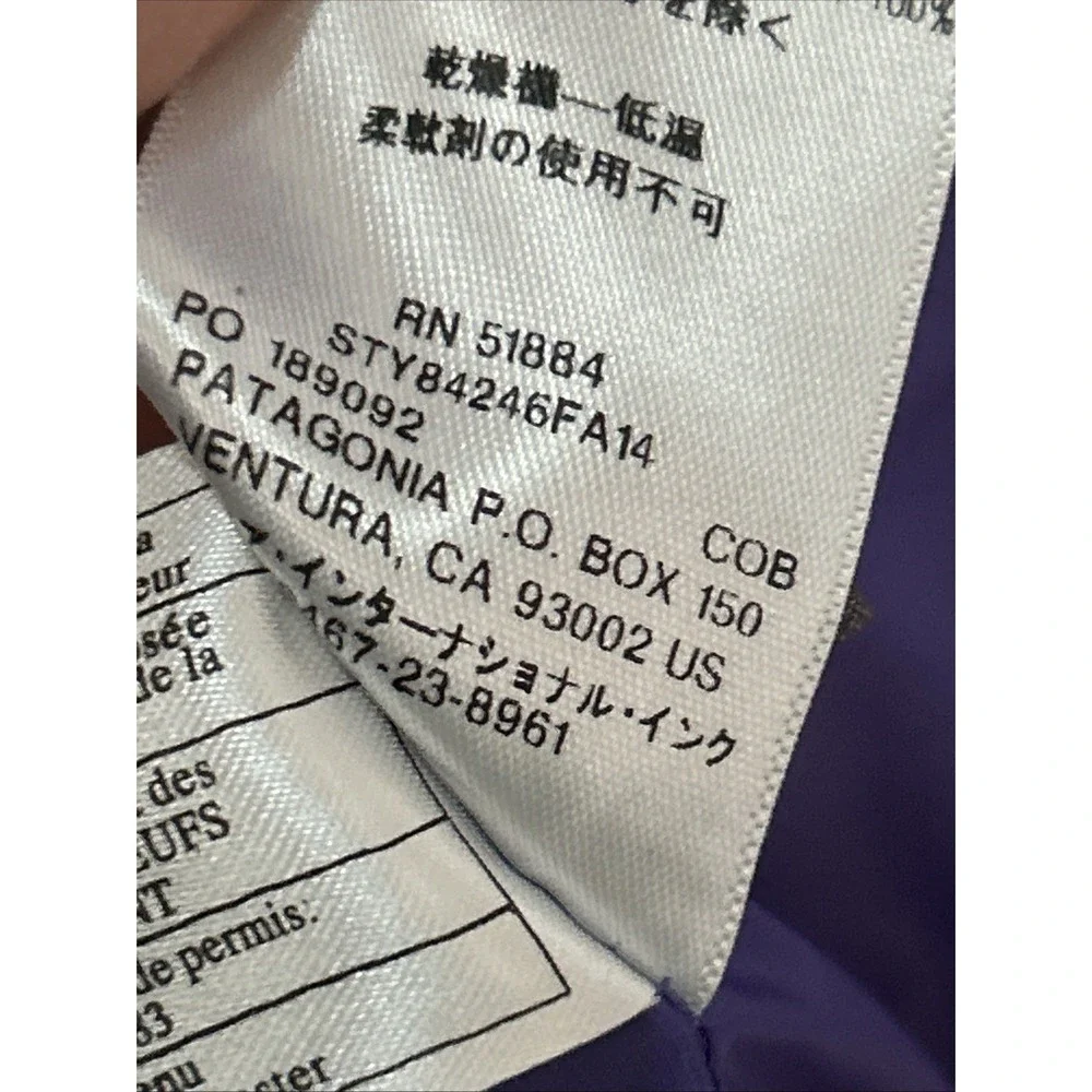Patagonia Nano Puff Blue Puffer Vest Jacket‎ Full Zip Primaloft Women's XS 84246